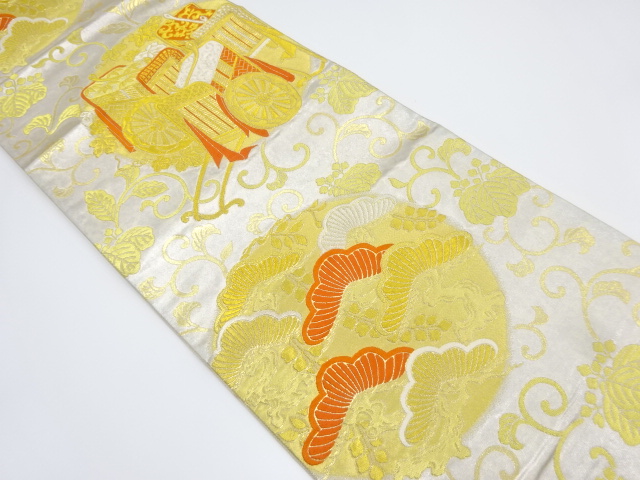 JAPANESE FUKURO OBI / WOVEN PINE